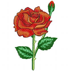 Flowers And Tree Embroidery Design 10